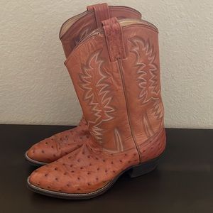 Ostrich Cowboy Boots